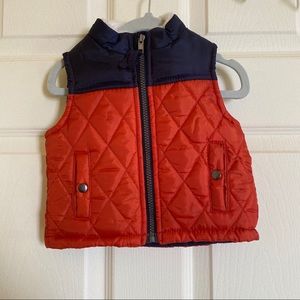 Baby boy puffer vest